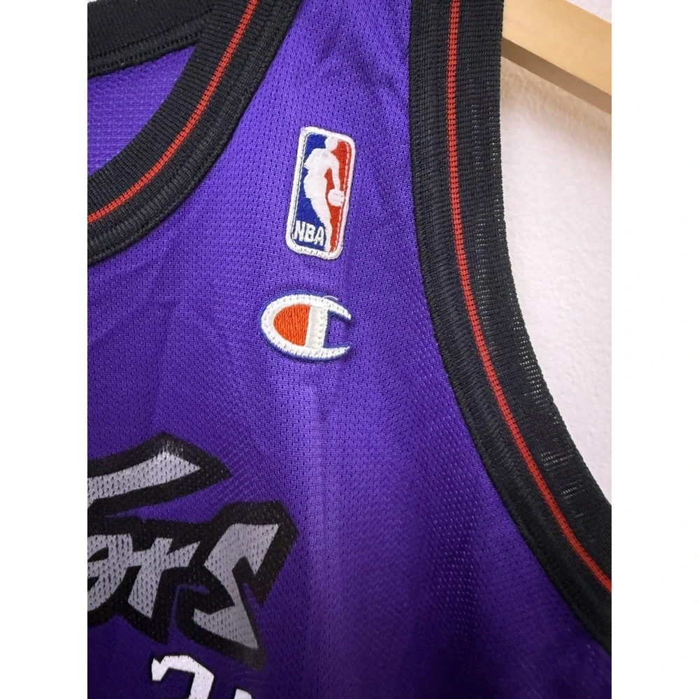 Vintage Champion NBA Toronto Raptors STOUDAMIRE #20 Jersey Purple Youth XL 18/20
